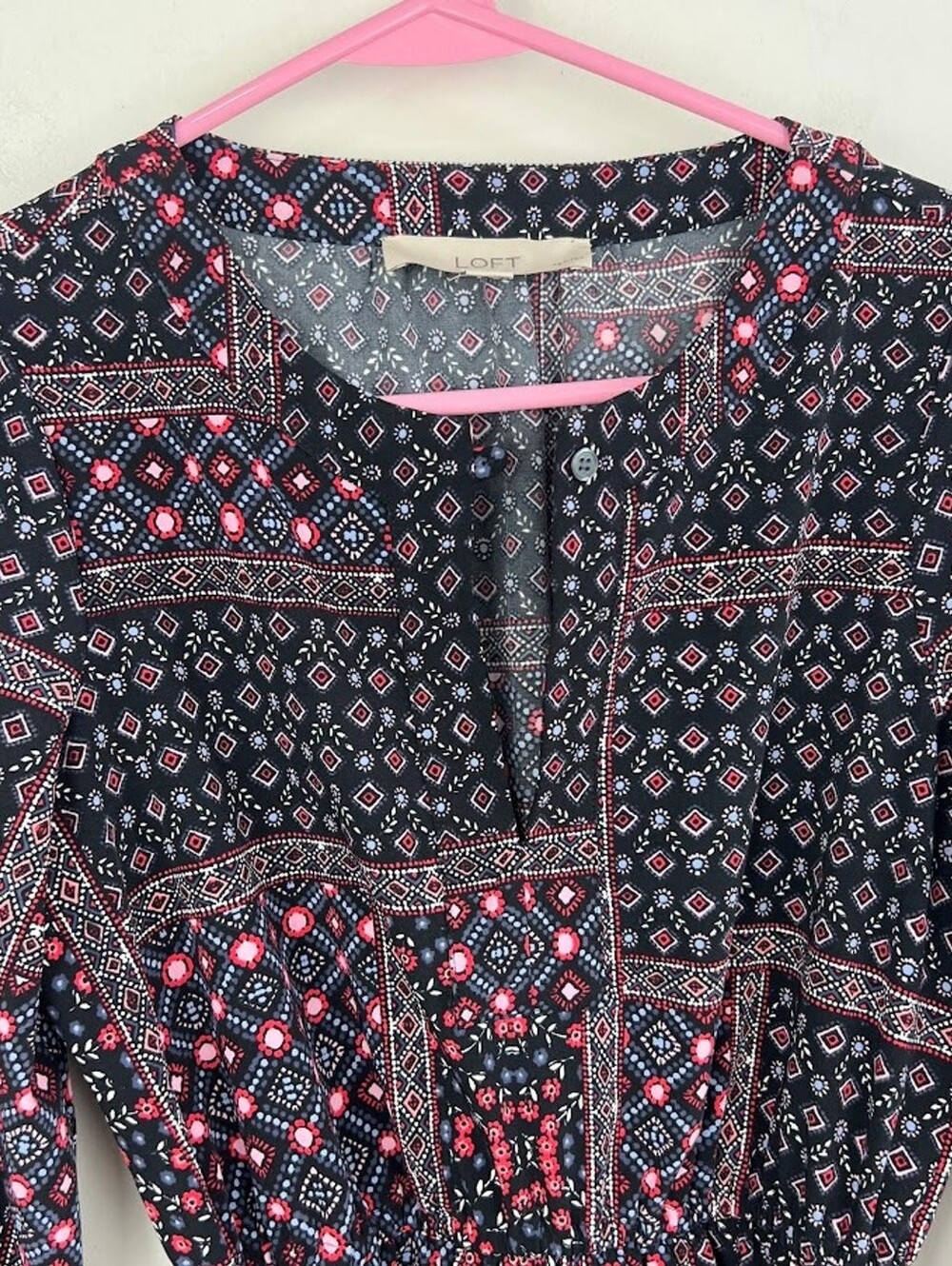 NWOT LOFT Boho Dress - Large - Picture 8 of 13